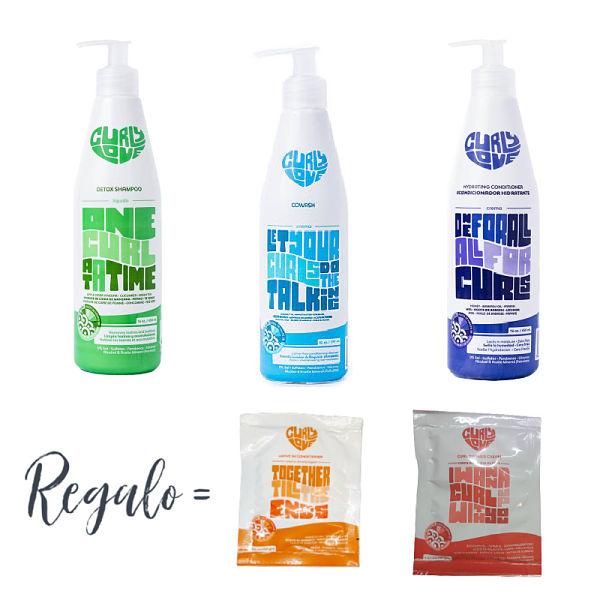Pack 290 ml. Lavado Curly Love