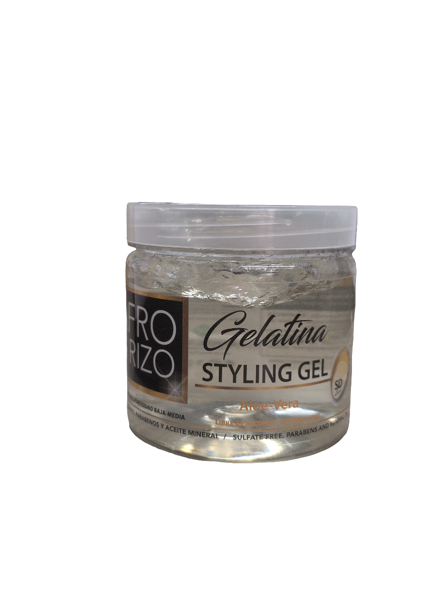 Gelatina Styling Gel con Aloe Vera Afro & Rizo