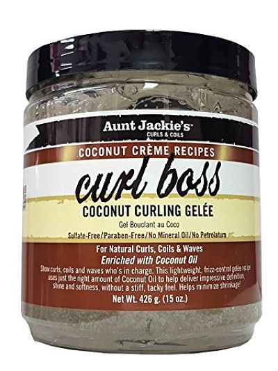 Curl Boss Coconut Curling Gelée Aunt Jackie's